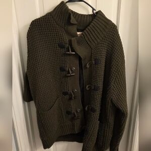 Weatherproof Vintage Chunky Knit Toggle Cardigan